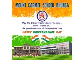Celebration Of 75th Independence Day In Mount Carmel School,Bhunga