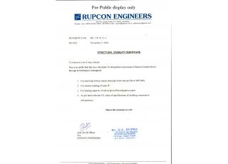 Bulding Safety Certificate